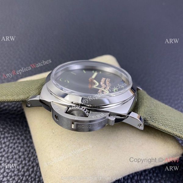 SF Factory Copy Panerai PAM606 Luminor Hong Kong P.3000 Watch Green Strap 2