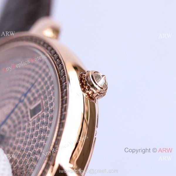 TW Factory Swiss Grade Cartier Ronde Solo de Rose Gold Diamond Watch 42mm 2
