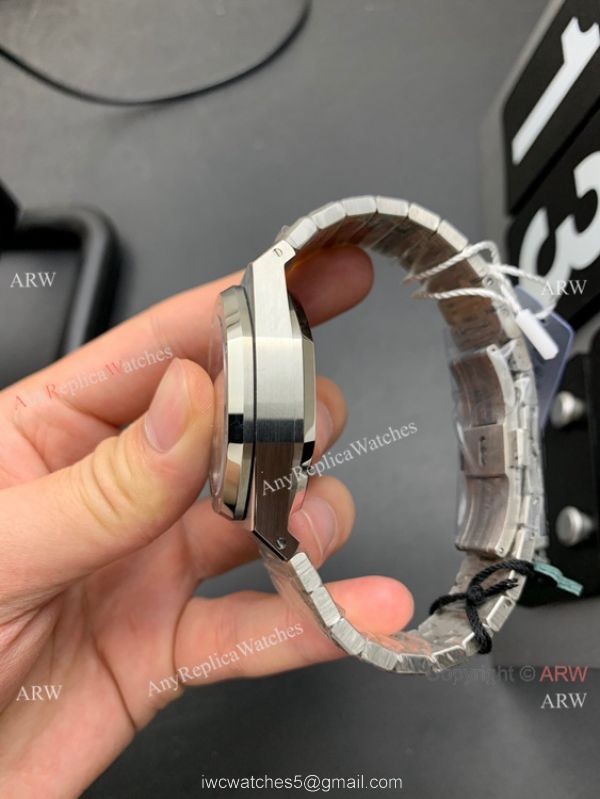 OM Factory Audemars Piguet Royal Oak 7750 Watch Blue Chrono Dial 2