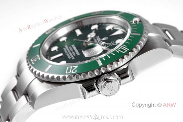 (ZFF) High End Replica ZF Factory Rolex Submariner 116610LV Hulk Watch 904L Steel 2