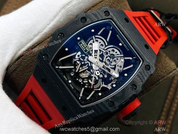 RM Factory 1:1 Swiss Copy Richard Mille RM35-02 Rafael Nadal Rubber Strap Watch 2