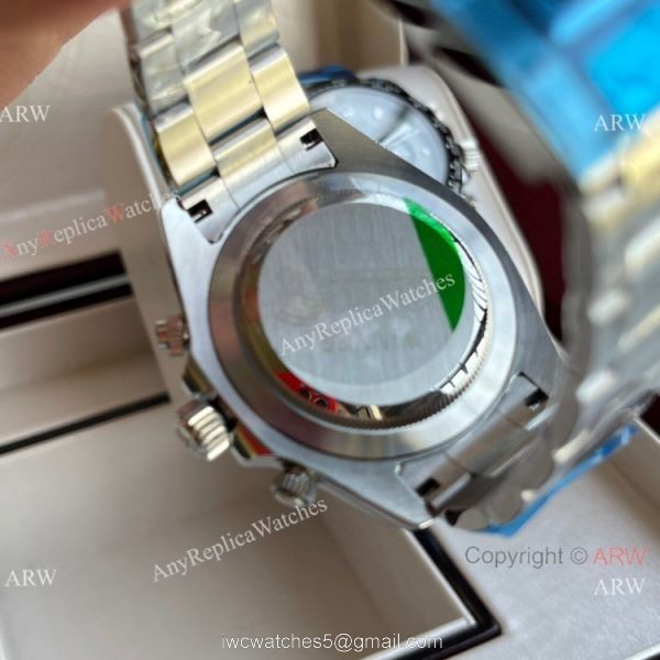 Clone Rolex Daytona 43mm SilverGray Dial Stainless Steel Watch 2