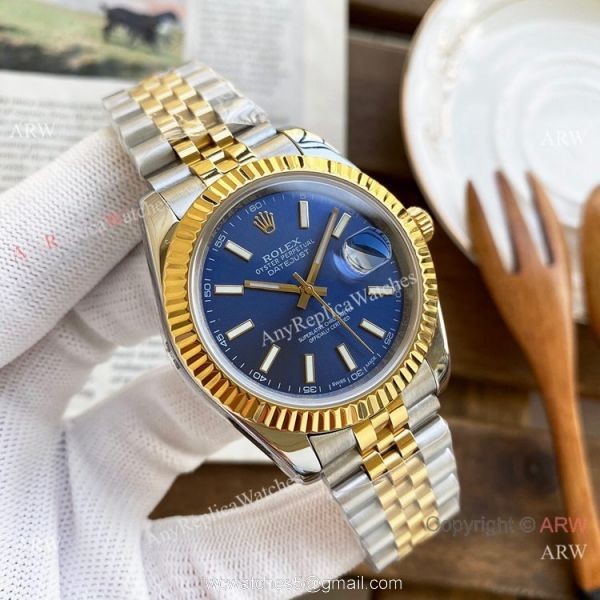 Copy Rolex Oyster Perpetual Datejust 40mm Watches Two Tone Jubilee Strap 2