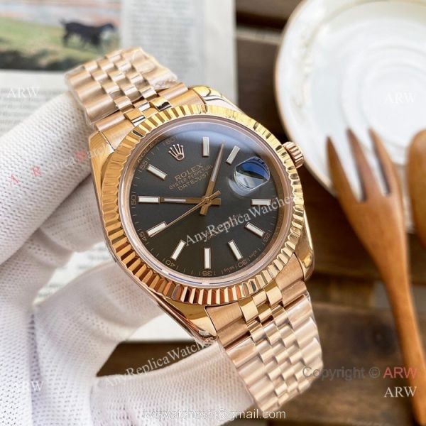 AAA Replica Rolex DateJust 40mm Rose Gold Jubilee Watches Mingzhu Movement 2