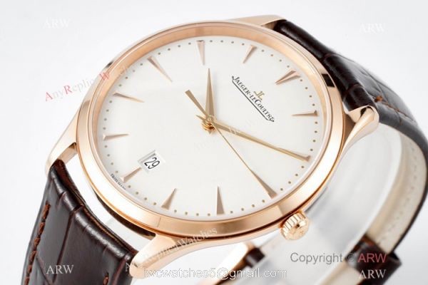 ZF v2 Version Jaeger-LeCoultre Master Ultra Thin Q1288420 Replica Watch Rose Gold 2