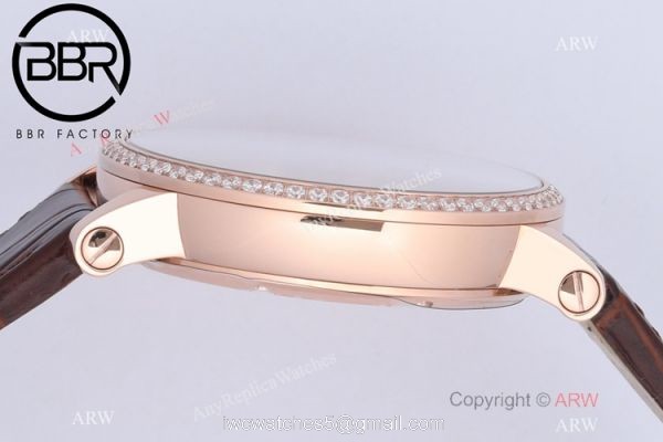BBR Factory 1:1 Replica Cartier Rotonde De Tourbillon Watch Rose Gold 40mm 2