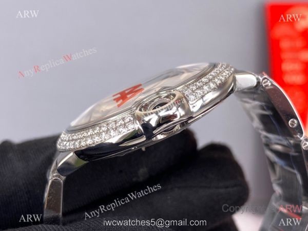 V6 Factory Swiss Copy Cartier Ballon Bleu 42MM Diamond Bezel Watch Automatic Movement 2