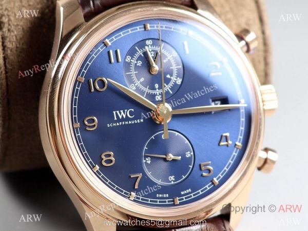 Swiss Replica ZF Factory IWC Portuguese Classic Bucherer Blue Edition Watch New! 2