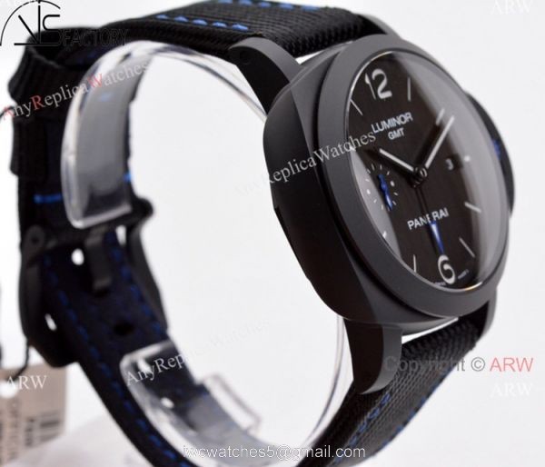 2021 New! VSF Swiss Panerai Luminor GMT Bucherer Blue PAM 1176 Watch Ceramic Case 2