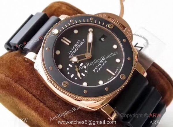 ZF Factory Panerai Pam684 Luminor Submersible 1950 P.9010 Watch 42mm Rose Gold 2