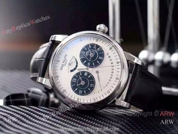 Patek Philippe Geneve Power Reserve Watches Rose Gold Case 2