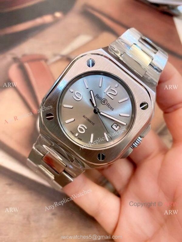 2021 New Copy Bell Ross BR05 Luxury Sports Watch Blue Steel 42mm 2