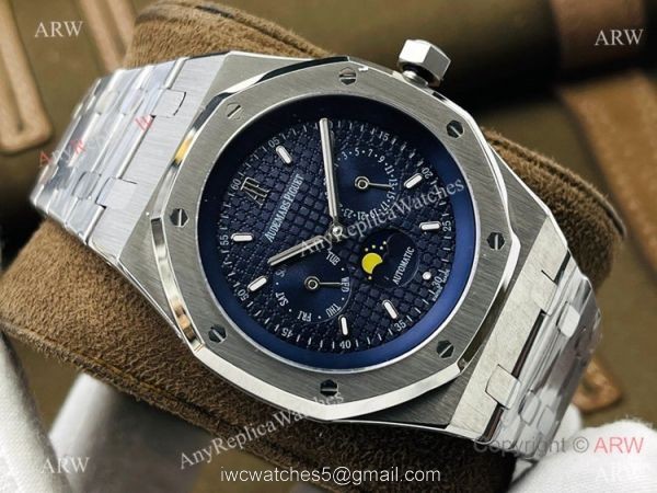 TW factory Swiss Copy Audemars Piguet Annual Calendar Moonphase Watch 41mm Panda Dial 2