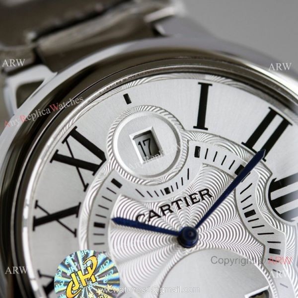 JH Factory Swiss Copy Ballon Bleu Cartier 9120 Movement Watch 42mm Stainless Steel 2