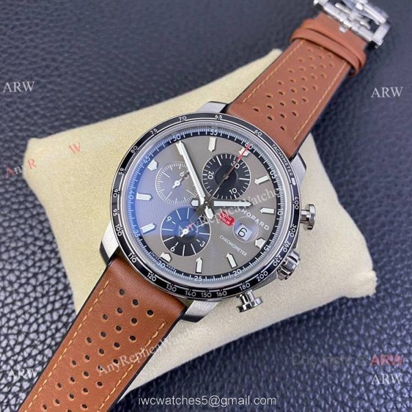 Swiss Grade one Chopard Mille Miglia GTS Azzurro Watch Gray Dial V7 Factory 2