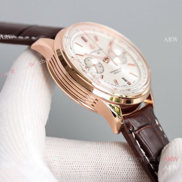 JH Factory Swiss Breitling Premier B01 Chronograph Watches Asia7750 Rose Gold 2