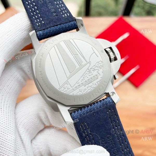 Blue Face Luminor Panerai Luna Rossa Challenger Of The 36th Americas Cup Replica Watches 2