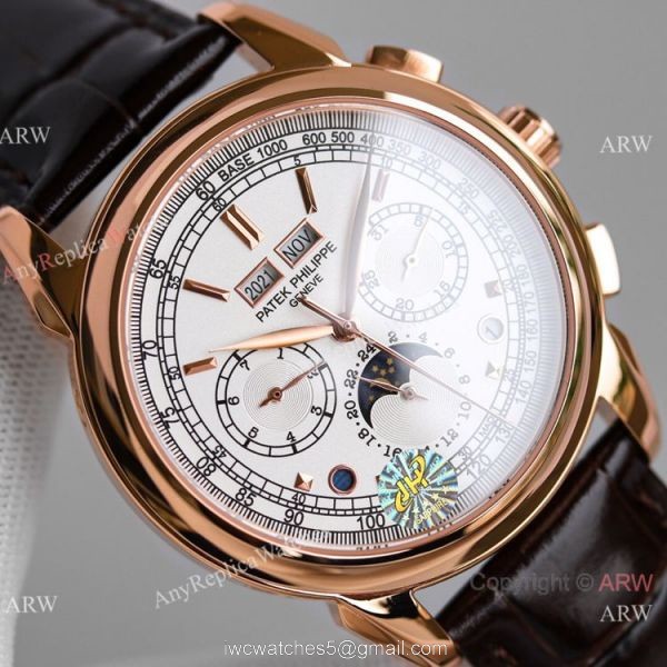 2021! Swiss Copy Patek Philippe 5270R Grand Complication JH V2 Version Rose Gold Watch 2