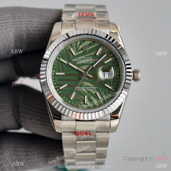 Rolex Datejust II 41mm Watch Stainless Steel Oyster Blue Palm Dial 2