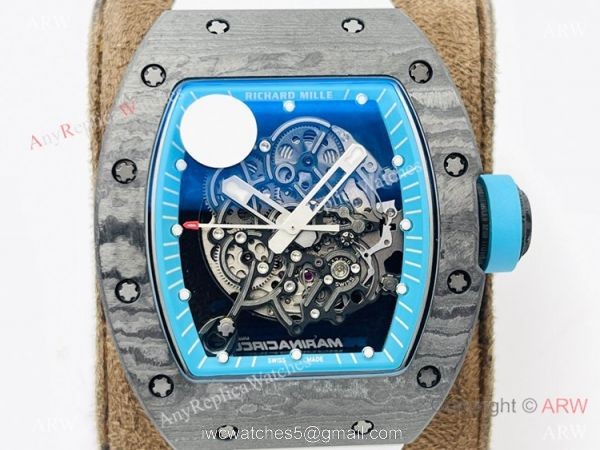 ZF Favtory Copy Richard Mille RM055 Bubba Watson NTPT Carbon Watch Men 2