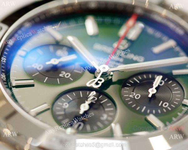 2021 New Super Clone Breitling Chronomat GF Factory Watch 42mm Green Dial 2