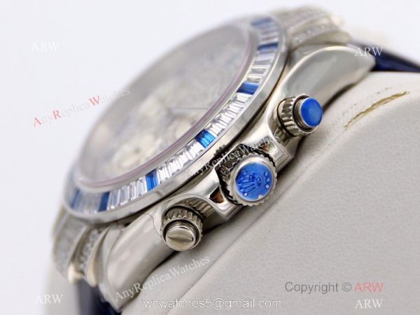 R7 Factory Swiss Copy Rolex Daytona Paved Diamond Dial Watch 40mm 2