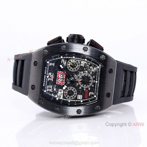Best Copy Richard Mille RM 011-FM Chronograph Carbon Watch Automatic For Men 2