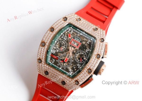 Diamond Richard Mille RM 11-FM Felipe Massa Chronograph Watches Best Replica 2