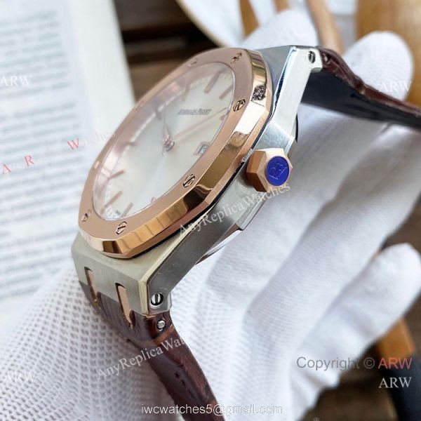 New Copy Audemars Piguet Royal Oak Citizen 8215 Watches Silver Dial 2