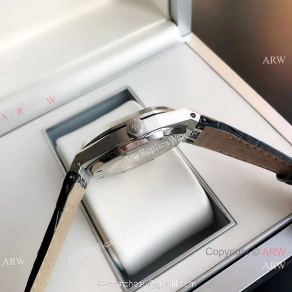 2021 NEW! Clone Audemars Piguet Royal Oak Jumbo Watch Green Leather Strap 2