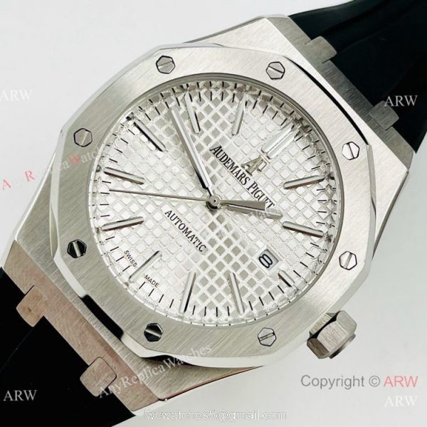 Best Quality Audemars Piguet Royal Oak Autoamtic Watch 42mm Silver Dial 2