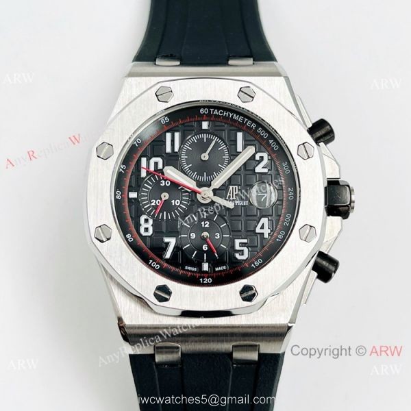 Copy Audemars Piguet Royal Oak Offshore Automatic 26470 Watch SS Gray Dial 2