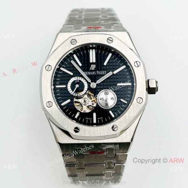 Copy Audemars Piguet Royal Oak Tourbillon Watches Silver Dial 42mm 2