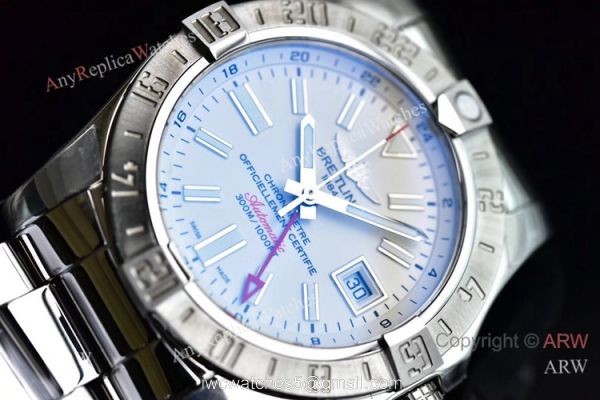 GF Factory Breitling Avenger II GMT White DIAL 43mm Watch Super Clone Swiss 2836 Movement 2