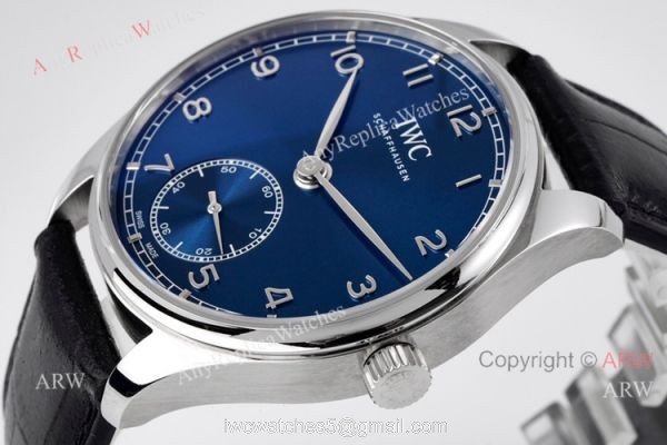 ZF Factory Iwc Portugieser Automatic Blue Dial 40mm Superclone Watch 2