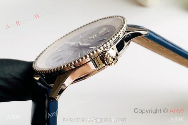 V7 Factory Swiss Breitling Navitimer 1 Automatic Blue Dial Watch SW200 Movement 2
