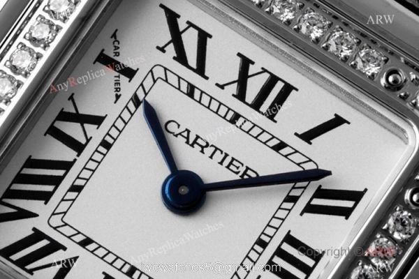 BV Factory Cartier Panthere De Stainless Steel Diamond 22mm Watch AAA Swiss Replica Cartier Watch 2