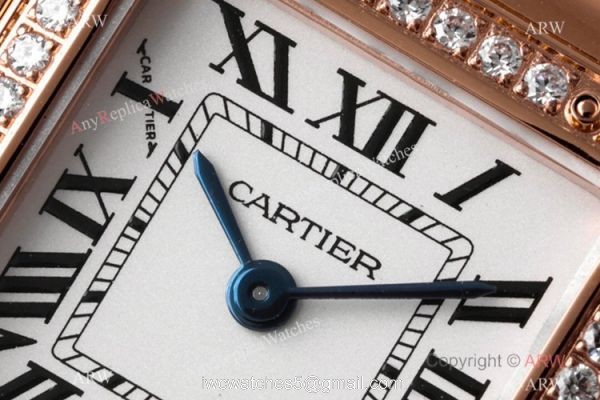 BV Factory Cartier Panthere De Swiss Quartz Watch Rose Gold Diamond Bezel 22mm for Women 2