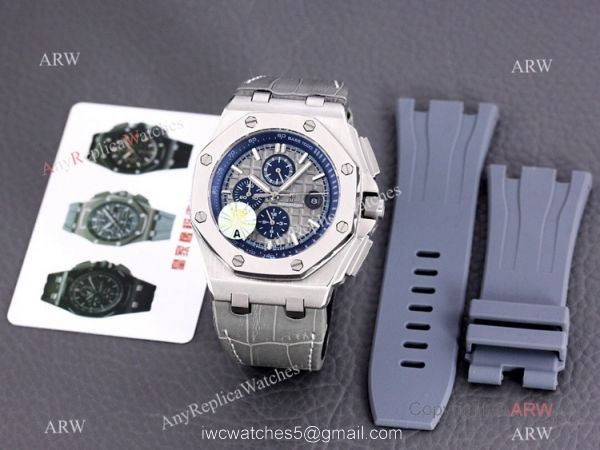 JF 1:1 Swiss Audemars Piguet AP Royal Oak Offshore 26400IO Watch Blue Inner 44mm 2