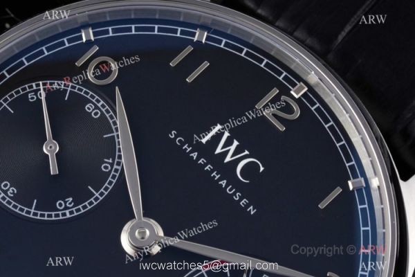 ZF Factory 1:1 Super Clone IWC Portugieser 7 Days IW500109 Watch Black Dial Stainless Steel 2