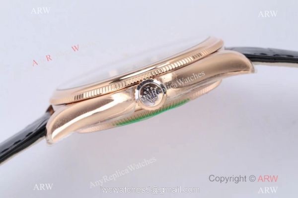 1:1 Replica Rolex Cellini Time EW Factory Swiss 3132 Rose Gold Watch 39mm For Men 2