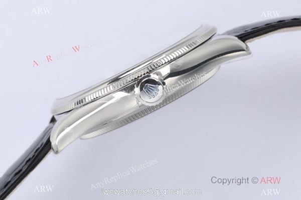 1:1 Replica Rolex Cellini Time EW Factory Swiss 3132 Black Dial Watch 39mm On Sale 2