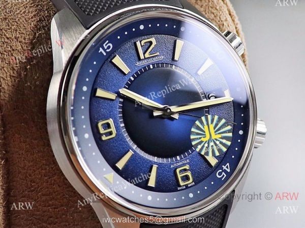 Swiss Copy Jaeger-LeCoultre Polaris Date Q9068681 Watch Blue Dial 2