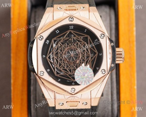 Z Factory Copy Hublot Big Bang Sang Bleu Watch Rose Gold Citizen Movement 2