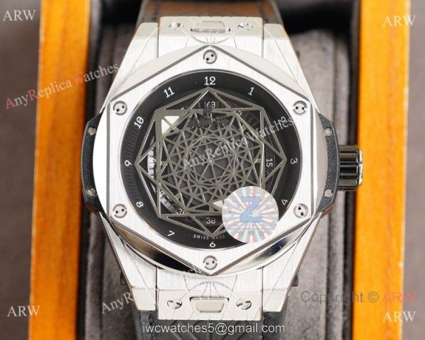 Z Factory Swiss Replica Hublot Sang Bleu Watch 45mm Citizen Movement 2