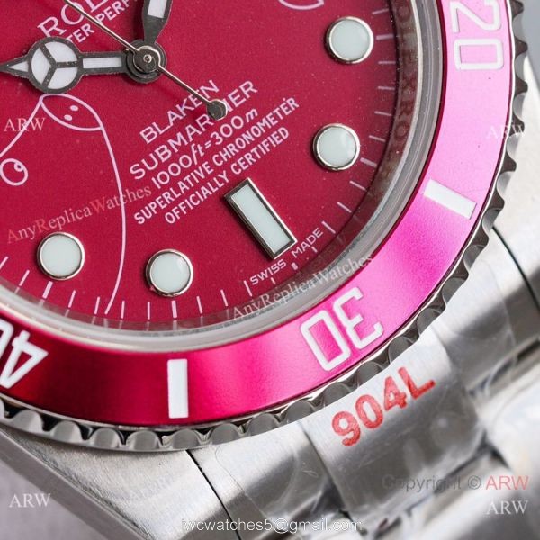 Swiss Grade Blaken Rolex Submariner Copy Watch Pig doodle Face 904L Steel 2