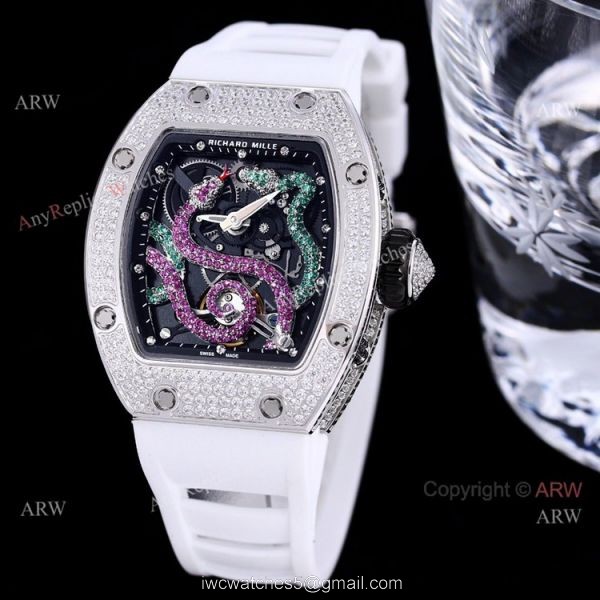 High Quality Copy Richard Mille Rm026 Snake Dial Tourbillon Serpent Watch With Diamond 2
