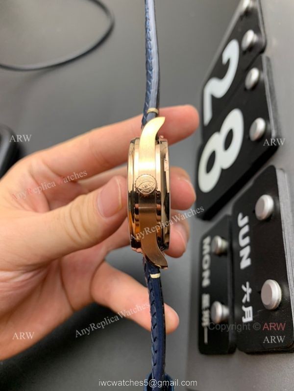 YL Fatcory IWC Schaffhausen Portugieser Automatic Black Dial Replica Watch 2