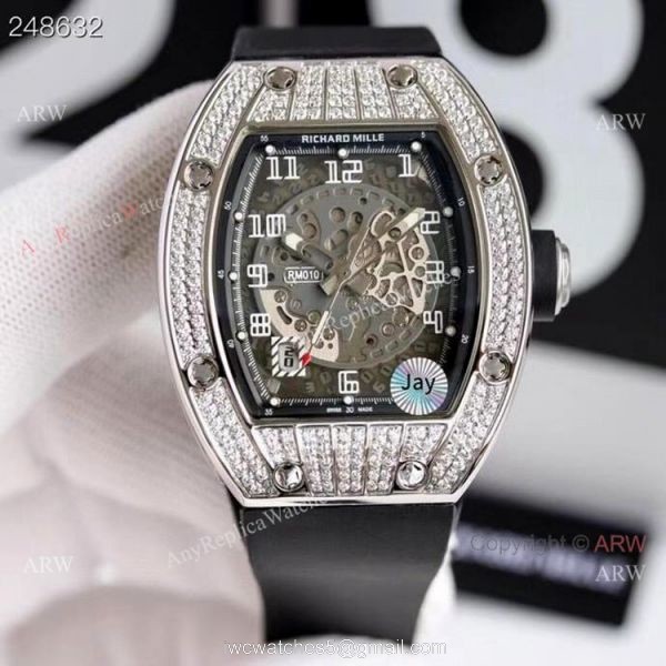 Copy Richard Mille 030 Diamond Watch Automatic For Men 2