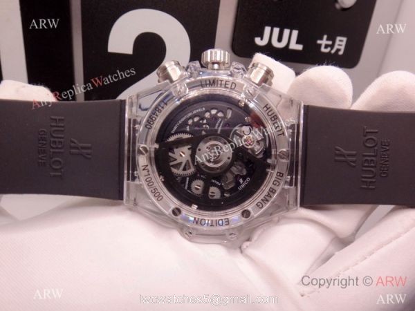 Hublot Sapphire Big Bang Chronograph Replica Watch 45mm 2